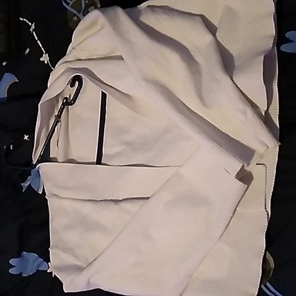 White cardigan